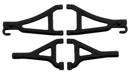 RPM R/C Products - BLACK FR UP/LOW A-ARMS 1/16 EREVO - Hobby Recreation Products