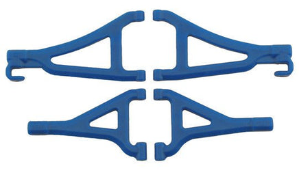RPM R/C Products - BLUE FR UP/LOW A-ARMS 1/16 EREVO - Hobby Recreation Products