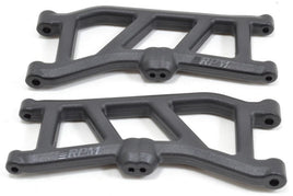 RPM R/C Products - Front A-arms for the Arrma Kraton & Outcast 4s Black - Hobby Recreation Products
