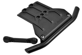 RPM R/C Products - Front Bumper and Skid Plate, Black, for the Traxxas Sledge - Hobby Recreation Products