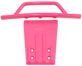 RPM R/C Products - Front Bumper and Skid Plate, Pink, for Traxxas Slash 2wd & Nitro Slash - Hobby Recreation Products