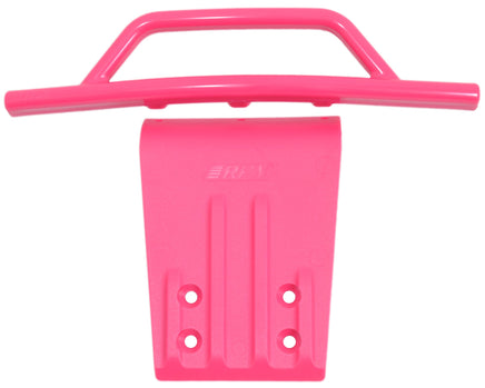 RPM R/C Products - Front Bumper and Skid Plate, Pink, for Traxxas Slash 2wd & Nitro Slash - Hobby Recreation Products