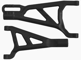 RPM R/C Products - FRONT LEFT A-ARMS - BLACK - FOR SUMMIT, REVO & E-REVO - Hobby Recreation Products