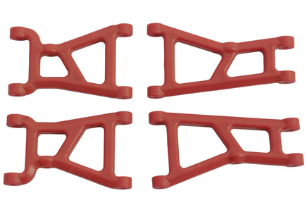 RPM R/C Products - FRONT & REAR A-ARMS FOR THE HELION ANIMUS 18SC-18TR RED - Hobby Recreation Products