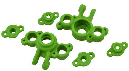 RPM R/C Products - GREEN AXLE CARRIERS FOR TRAXXAS 1/16TH SCALE VEHICLES - Hobby Recreation Products
