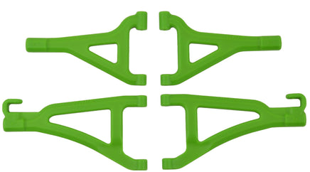 RPM R/C Products - GREEN FRONT UPPER & LOWER A-ARMS FOR TRAXXAS MINI E-REVO - Hobby Recreation Products