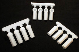 RPM R/C Products - HVY DUTY ROD ENDS 12 WHITE - Hobby Recreation Products