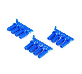 RPM R/C Products - HVY DUTY ROD ENDS BLUE/12 - Hobby Recreation Products
