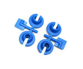 RPM R/C Products - LOWER SPRING CUPS FOR LOSI & SLASH, RALLY, NITRO SLASH (BLUE) - Hobby Recreation Products