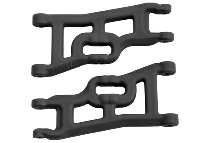 RPM R/C Products - OFFSET COMPENSATING FRONT A-ARMS, SLASH 2WD & NITRO (BLACK) - Hobby Recreation Products