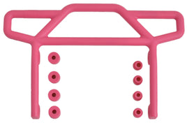 RPM R/C Products - Rear Bumper, Pink, for Traxxas Electric Rustler - Hobby Recreation Products