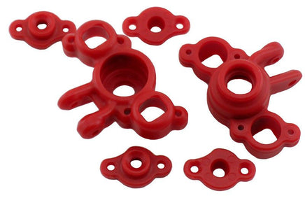 RPM R/C Products - RED AXLE CARRIERS 1/16 REVO/ SLASH (2) - Hobby Recreation Products
