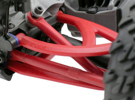 RPM R/C Products - RED REAR UP/LOW ARMS 1/16 E REVO - Hobby Recreation Products