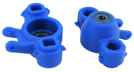 RPM R/C Products - REVO AXLE CARRIERS & BEARINGS (2) BLUE - Hobby Recreation Products