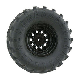 RPM R/C Products - REVOLVER 2.2" BLACK WIDE WHEELBASE WHEELS (2) - Hobby Recreation Products