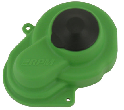 RPM R/C Products - SEALED GEAR COVER - SLASH, E- RUSTLER, STAMPEDE, BANDIT -GRN - Hobby Recreation Products