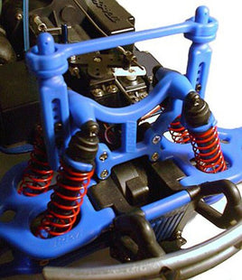 RPM R/C Products - SHOCK TOWER/POSTS BLU E/T MAXX - Hobby Recreation Products