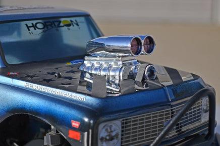 RPM R/C Products - Shotgun Style Mock Intake & Blower for most 1/12th - 1/8th Scale Bodies - Hobby Recreation Products