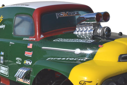RPM R/C Products - Shotgun Style Mock Intake & Blower for most 1/12th - 1/8th Scale Bodies - Hobby Recreation Products