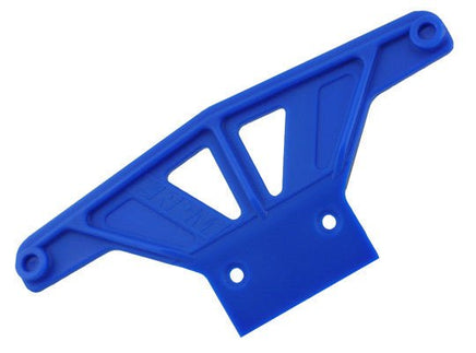 RPM R/C Products - WIDE FR BUMPER BLUE RUSTLER/STAMPEDE/BANDIT - Hobby Recreation Products