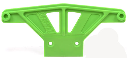 RPM R/C Products - WIDE FRONT BUMPER GREEN RUSTLER/STAMPEDE/BANDIT - Hobby Recreation Products