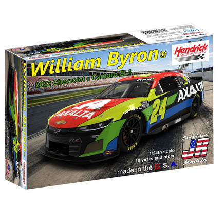 Salvinos JR Models - 1/24 Hendrick Motorsports William Byron 2022 Camaro Plastic Model Car Kit - Hobby Recreation Products