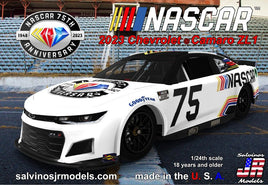 Salvinos JR Models - 1/24 NASCAR 75th Diamond Anniversary 2023 Camaro Plastic Model Car Kit - Hobby Recreation Products