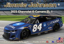 Salvinos JR Models - 1/24 Scale Legacy Motor Club Jimmie Johnson 2023 NEXT GEN Chevrolet Camaro Model Car Kit - Hobby Recreation Products