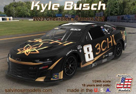 Salvinos JR Models - 1/24 Scale Richard Childress Racing Kyle Busch2023 Toyota Camry Primary Model Car Kit - Hobby Recreation Products