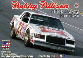 Salvinos JR Models - 1/24th Bobby Allison 1983 Buick Regal Champion - Hobby Recreation Products