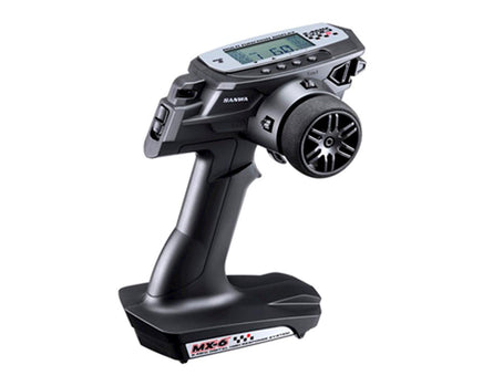 Sanwa - MX-6 FH-E 3 Channel 2.4 GHz Radio System - Hobby Recreation Products