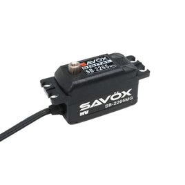 Savox - Black Edition Low Profile High Voltage Brushless Digital Servo 0.08sec / 166.6oz @ 7.4V - Hobby Recreation Products