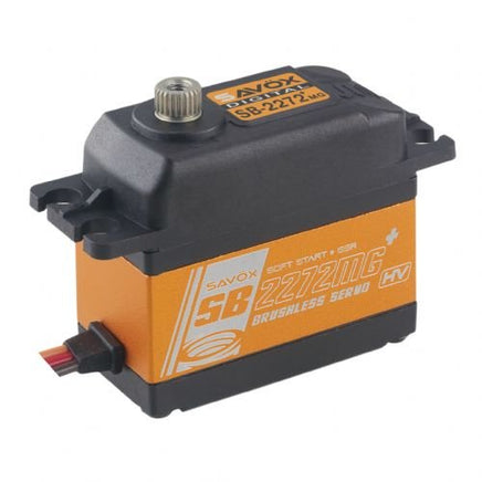 Savox - High Voltage Brushless Digital Gyro Servo with Soft Start, 0.028sec / 138.9oz @ 8.4V - Hobby Recreation Products