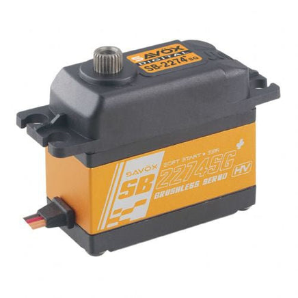 Savox - High Voltage Brushless Digital Servo with Soft Start, 0.080sec / 347.2oz @ 7.4V - Hobby Recreation Products