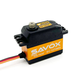 Savox - High Voltage Coreless Standard Digital Metal Gear Helicopter Tail Servo, 0.045sec / 208.3oz @ 8.4V - Hobby Recreation Products