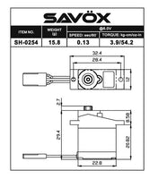 Savox - Micro Digital Servo with Soft Start 0.13sec / 54oz @ 6V - Hobby Recreation Products