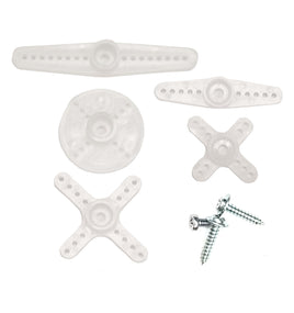 Savox - SH11M Plastic Micro Servo Horn Set, for Metal Gear Servos, 21 Tooth - Hobby Recreation Products