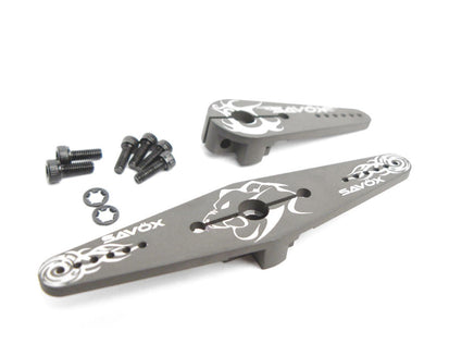 Savox - SH80 Aluminum Standard Size Servo Horn Set, 25 Tooth - Hobby Recreation Products
