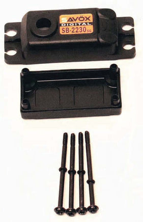 Savox - TOP AND BOTTOM SERVO CASE WITH SCREWS FOR SGSB2230SG - Hobby Recreation Products