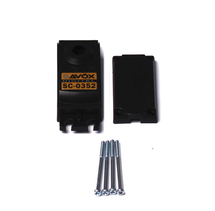 Savox - TOP & BOTTOM SERVO CASE WITH 4 SCREWS - Hobby Recreation Products