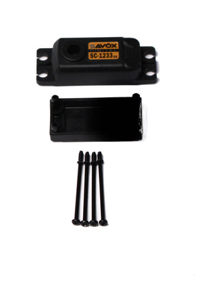 Savox - TOP & BOTTOM SERVO CASE WITH 4 SCREWS - Hobby Recreation Products