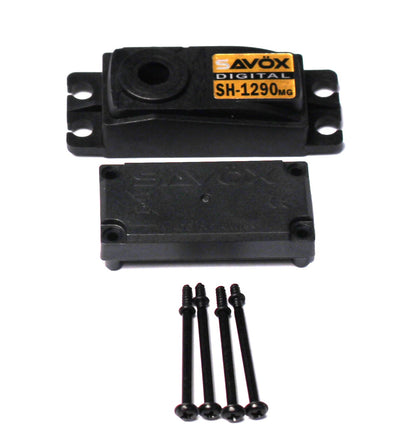 Savox - TOP & BOTTOM SERVO CASE WITH 4 SCREWS & SEAL - Hobby Recreation Products
