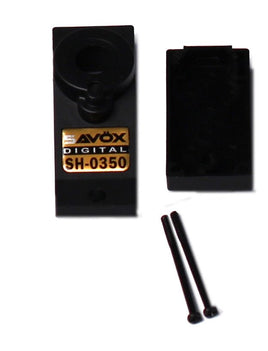 Savox - TOP & BOTTOM SERVO CASE WITH 4 SCREWS SH0350 - Hobby Recreation Products