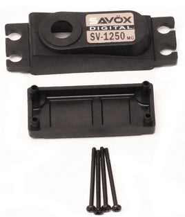 Savox - TOP & BOTTOM SERVO CASE WITH 4 SCREWS SV1250MG - Hobby Recreation Products