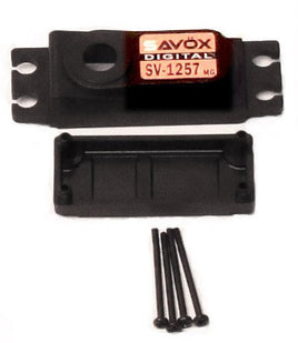 Savox - TOP & BOTTOM SERVO CASE WITH 4 SCREWS SV1257MG - Hobby Recreation Products