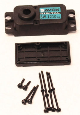 Savox - TOP & BOTTOM SERVO CASE WITH 4 SCREWS SW1210SG - Hobby Recreation Products