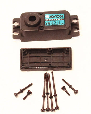 Savox - TOP & BOTTOM SERVO CASE WITH 4 SCREWS SW1211SG - Hobby Recreation Products