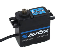 Savox - Waterproof, High Torque, High Voltage Coreless Digital Servo, 0.14 sec / 638oz @ 7.4V -Black Edition - Hobby Recreation Products