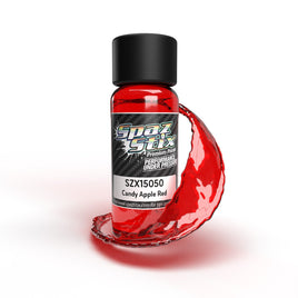 Spaz Stix - Candy Apple Red Airbrush Ready Paint, 2oz Bottle - Hobby Recreation Products