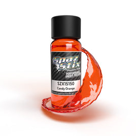 Spaz Stix - Candy Orange Airbrush Ready Paint, 2oz Bottle - Hobby Recreation Products